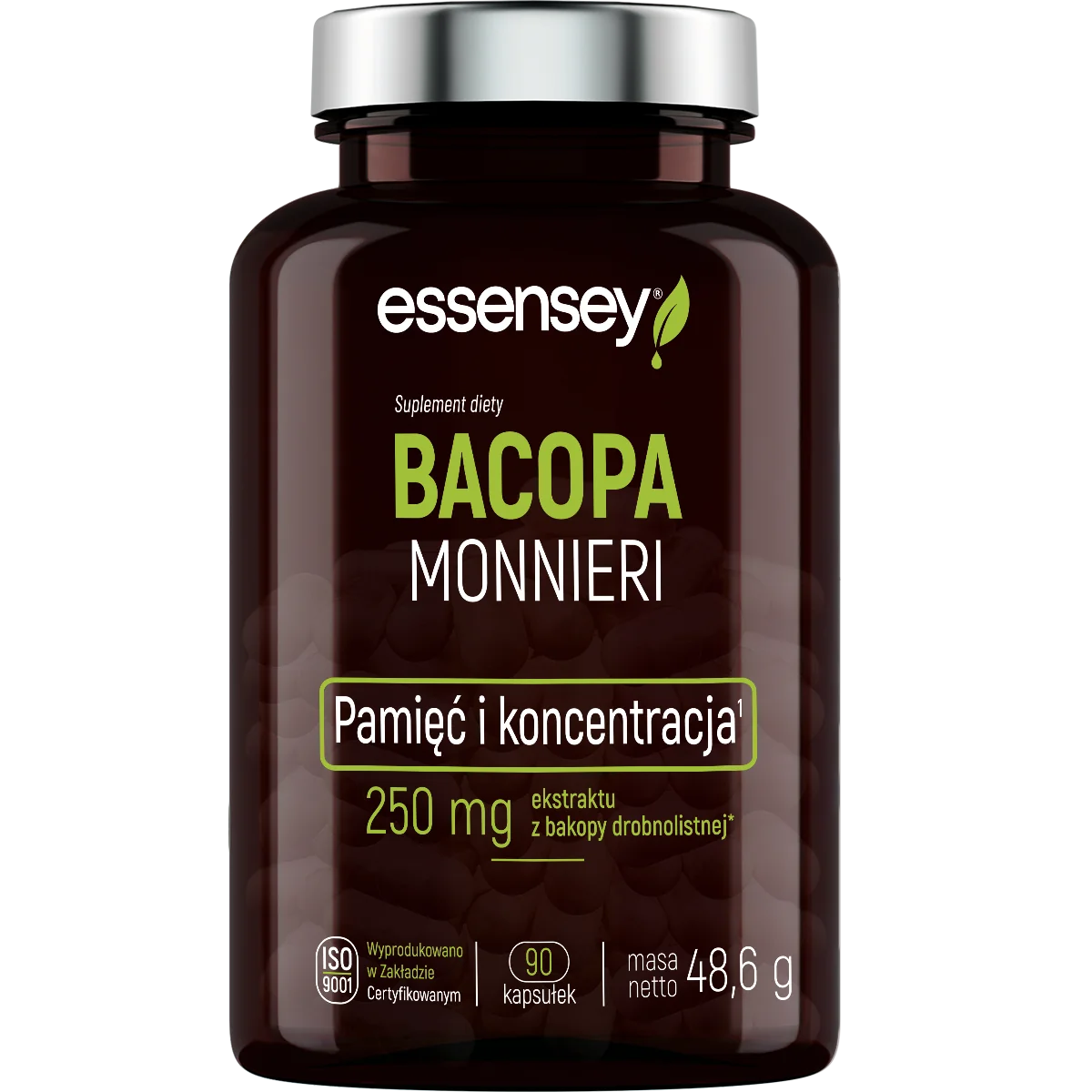 Essensey Bacopa Monnieri 90 kapsułek