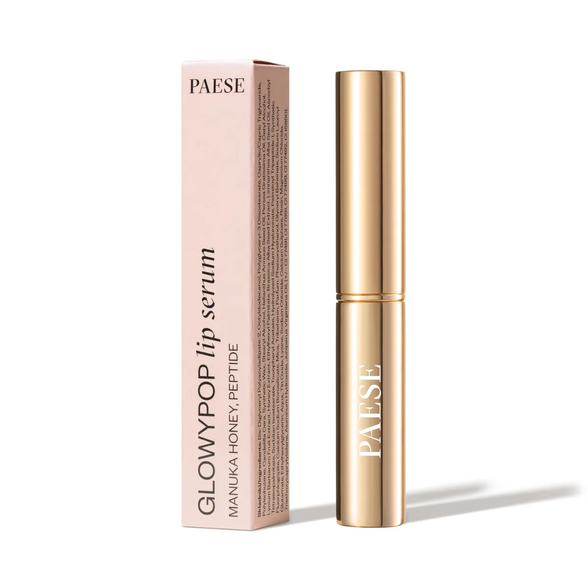 Paese Glowypop serum do ust, 503 Strawberry Brulee, 2,2 g