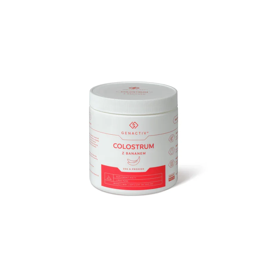 Genactiv Colostrum z bananem proszek, 200 g