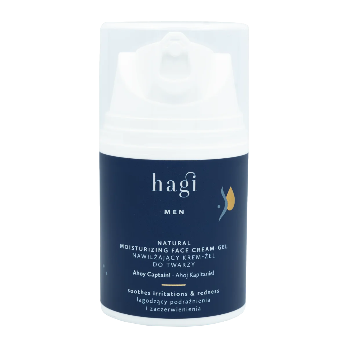 Hagi Ahoj Kapitanie naturalny, nawilżający krem-żel do twarzy, 50 ml