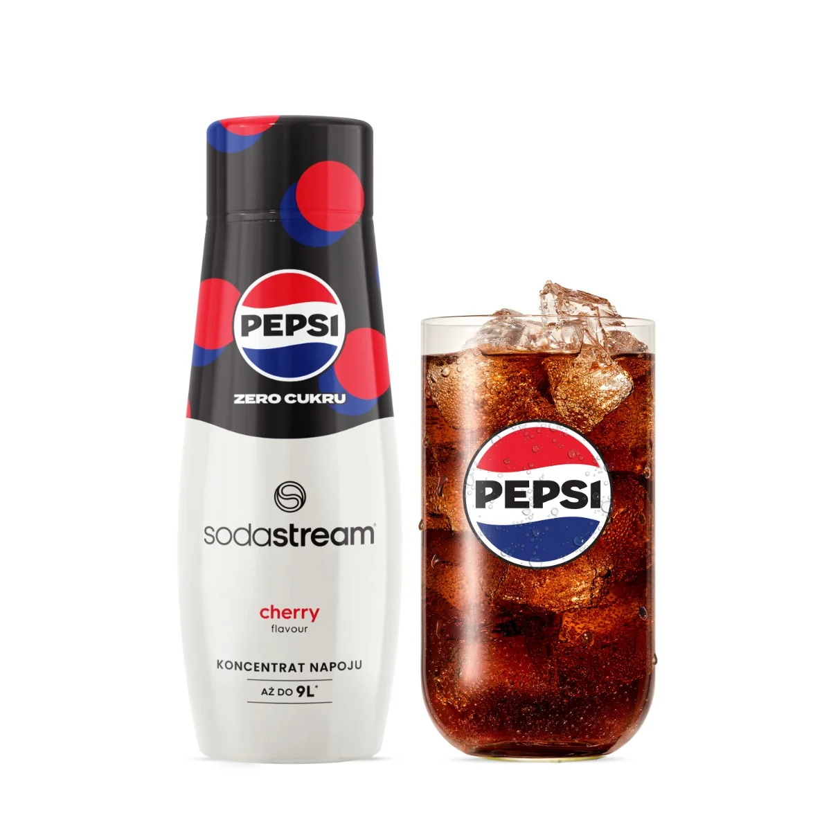 SodaStream syrop Pepsi Max Cherry zero cukru, 440 ml