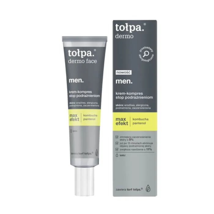 Tołpa Dermo Men Max Efekt krem-kompres stop podrażnieniom, 40 ml