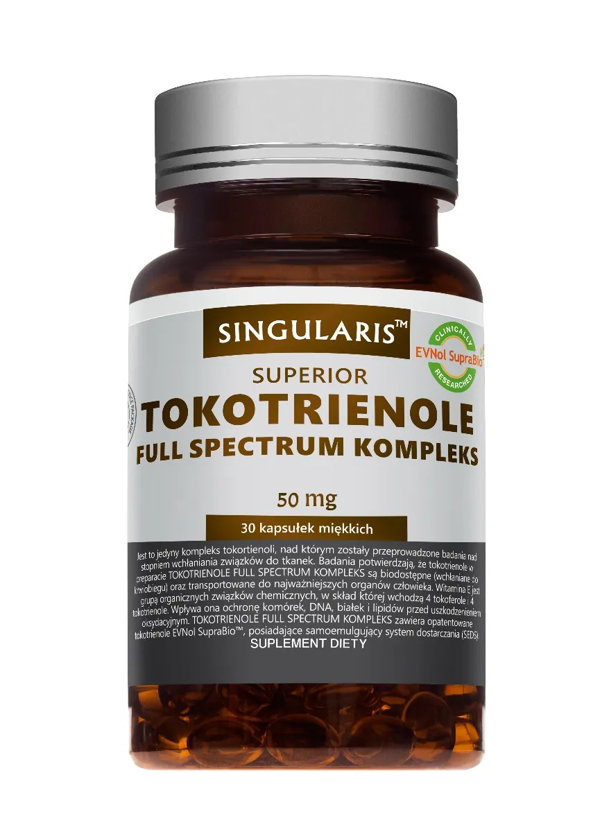 Singularis Superior Tokotrienole Full Spectrum Kompleks, suplement diety, 30 kapsułek