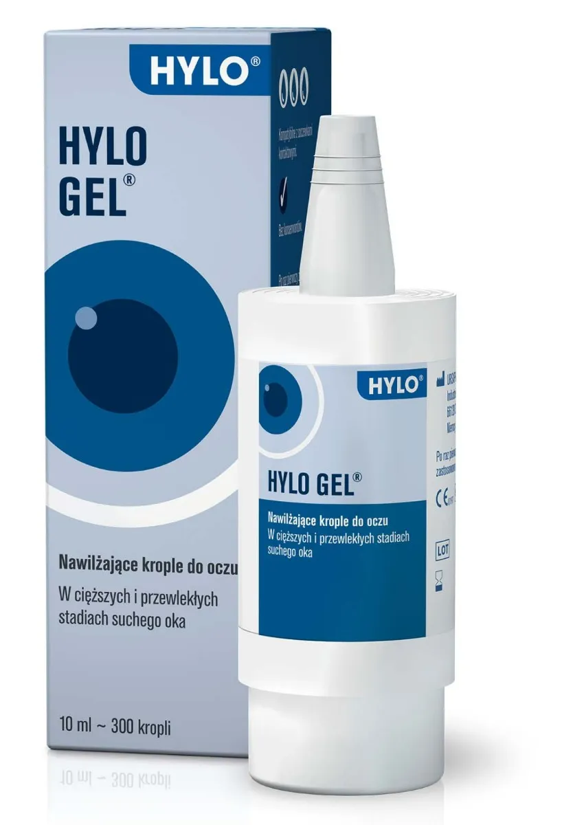 Hylo-Gel, krople do oczu, 10 ml 