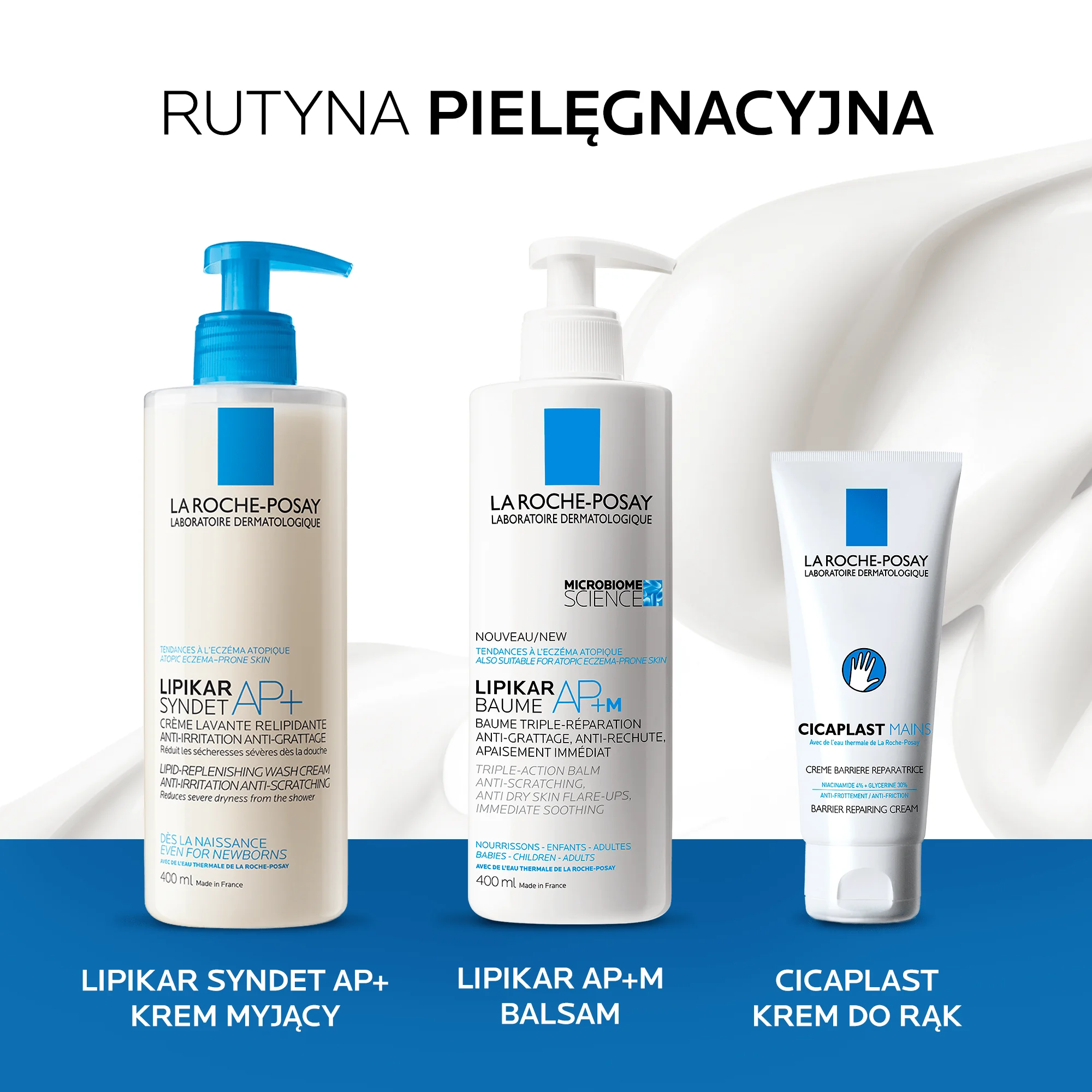 La Roche-Posay Lipikar Baume AP+M Eco-Tube kojący balsam do ciała, 200 ml