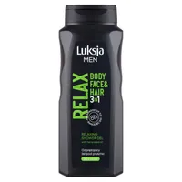 Luksja Men Relax odprężający żel pod prysznic 3w1 dla mężczyzn, 500 ml