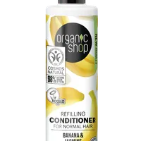 Organic Shop rewitalizująca odżywka do włosów normalnych Banan & Jaśmin, 280 ml