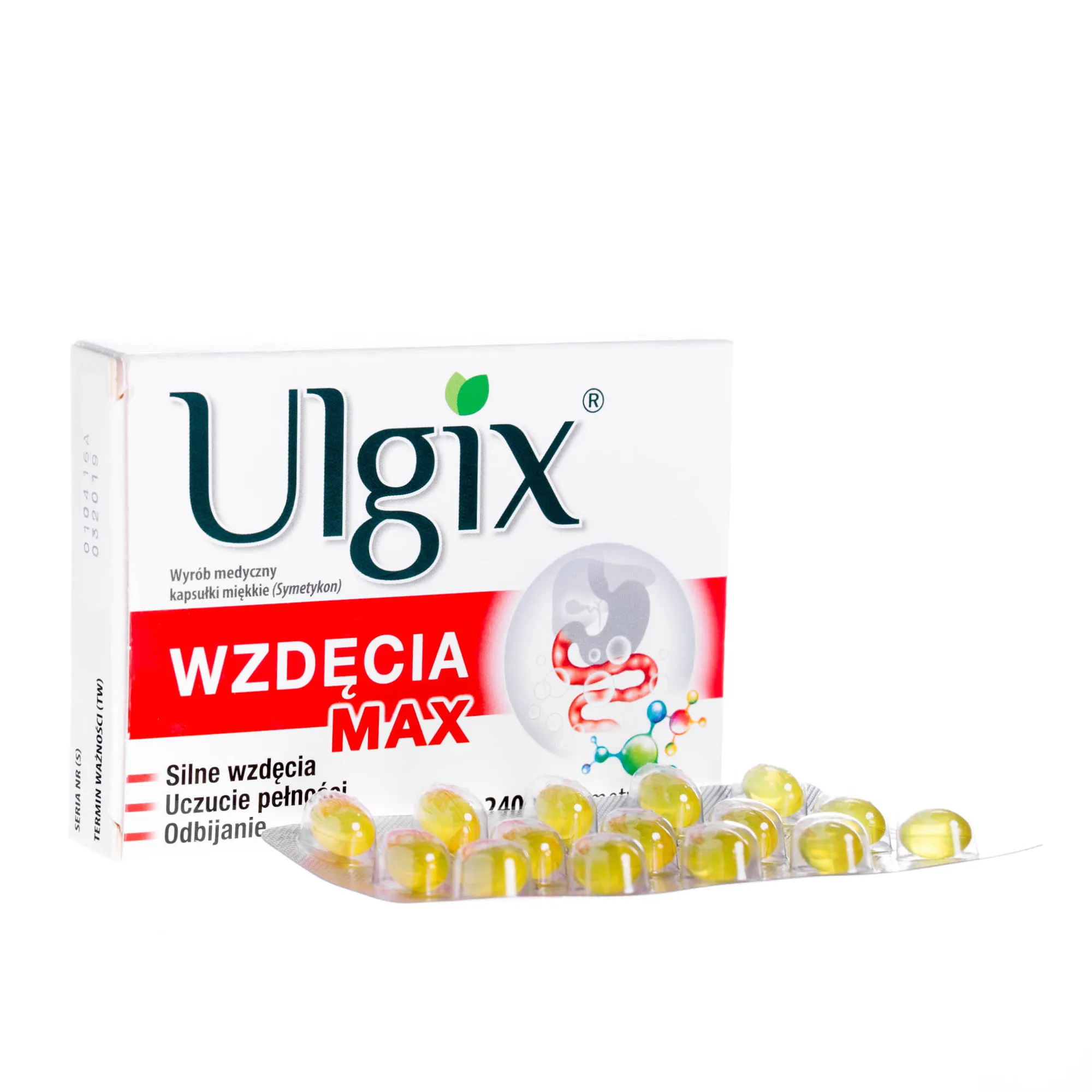 Ulgix Wzdęcia Max, 15 kapsułek 