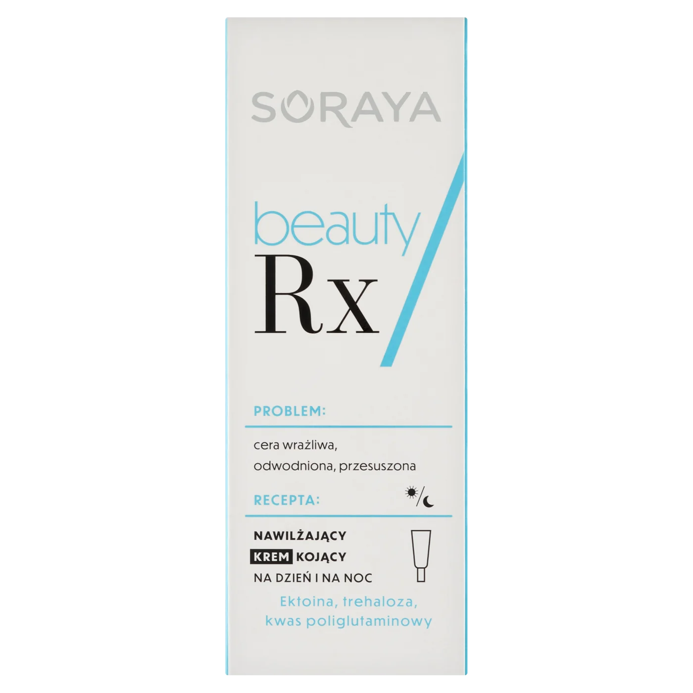 Soraya Beauty Rx nawilżający krem kojący na dzień i na noc, 50 ml
