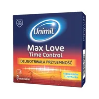 Unimil Max Love Time Control prezerwatywy, 3 szt.