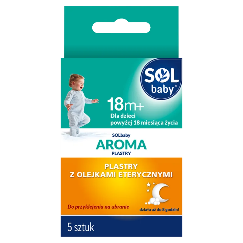 Solbaby Aroma plastry z olejkami eterycznymi, 5 szt.