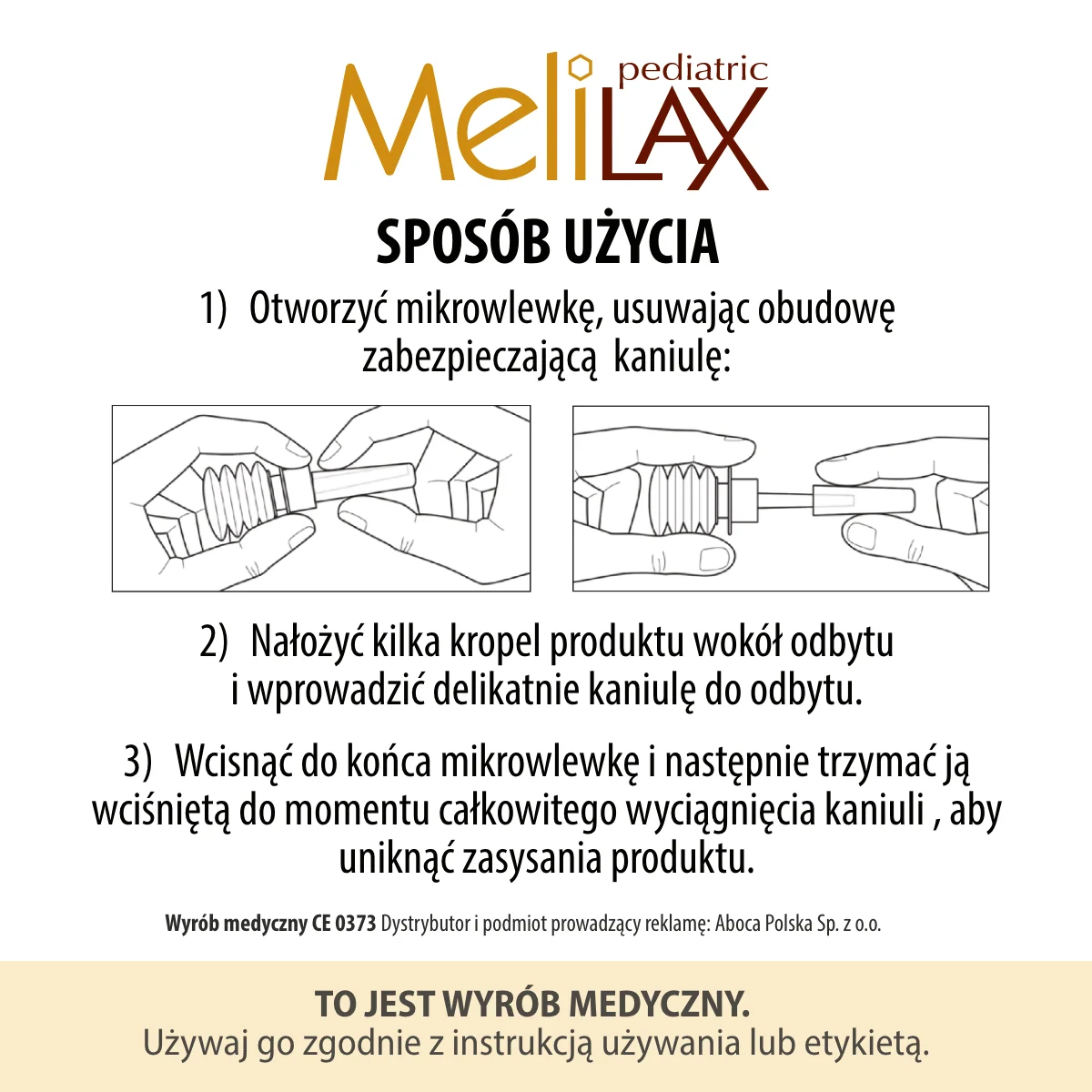 Melilax Pediatric mikrowlewka z Promelaxin, 6x5g