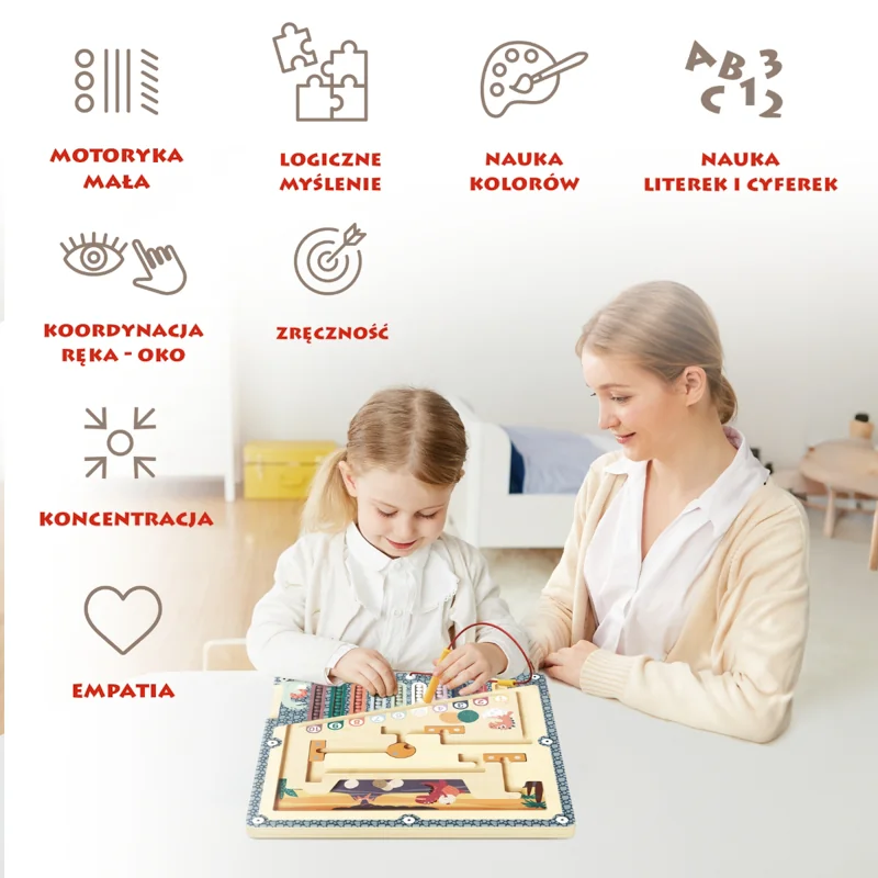 Top Bright Jaja dinozaura labirynt magnetyczny 36 m+