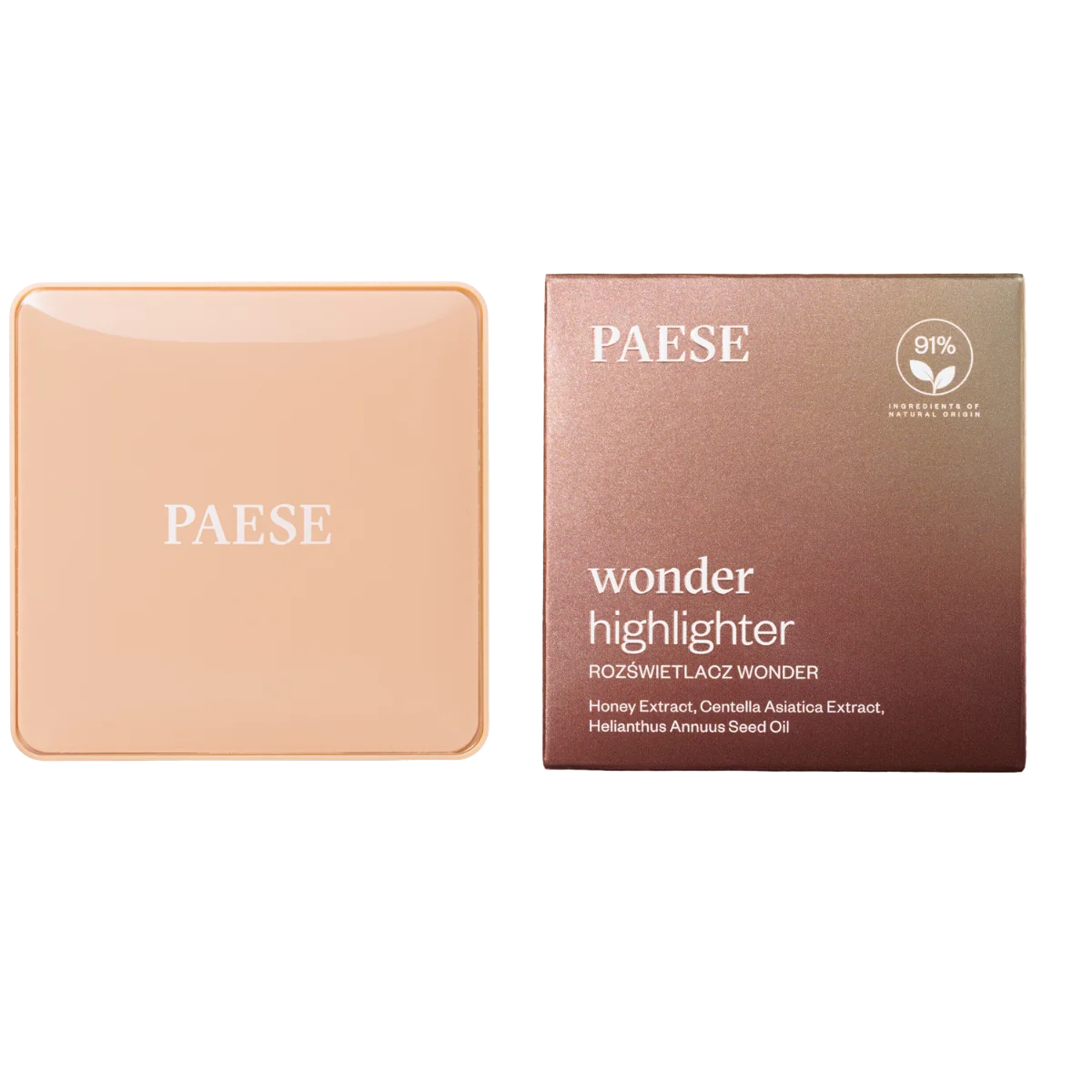 Paese Wonder Highlighter rozświetlacz Frosted Rose, 6,5 g
