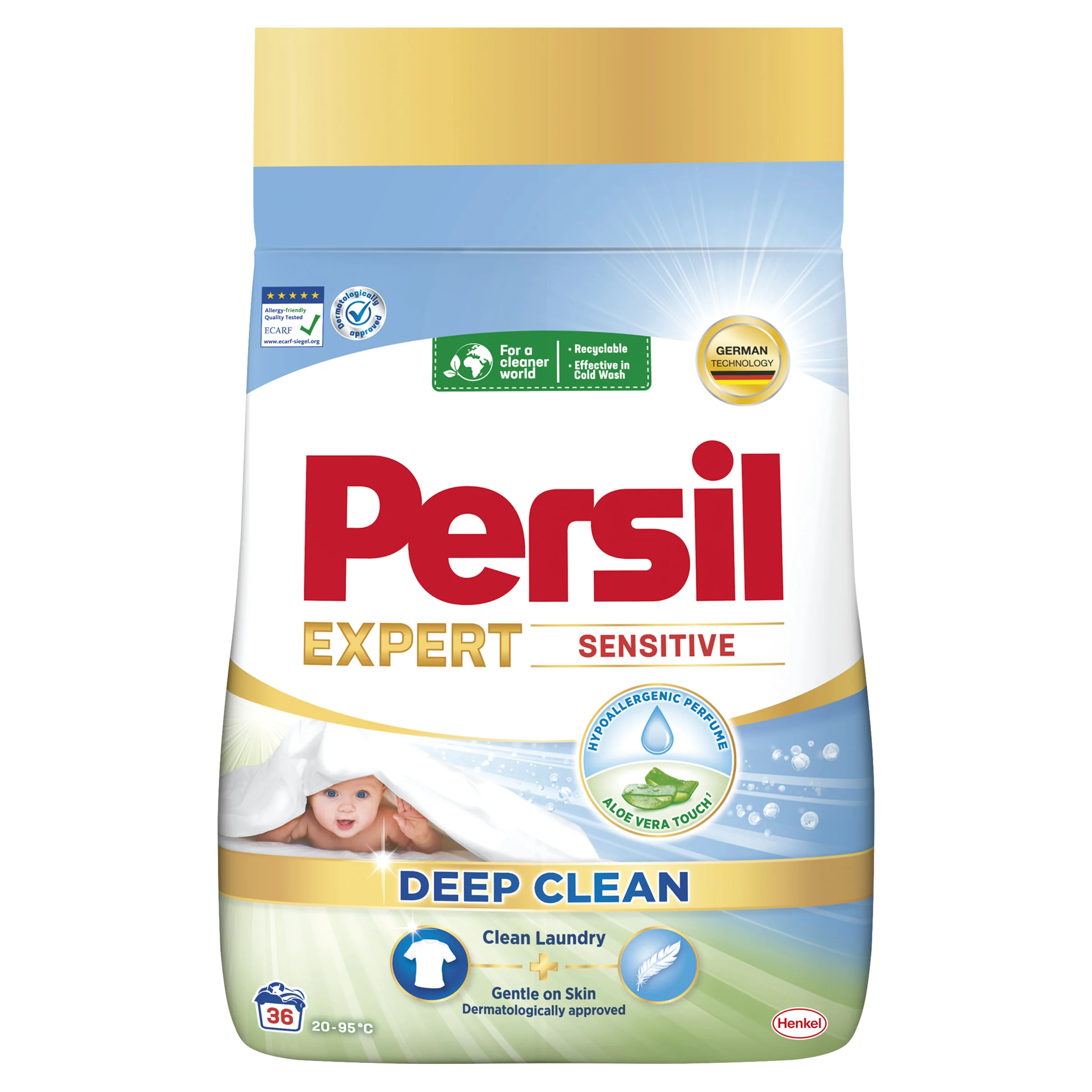 Persil Expert Sensitive proszek do prania kolorów, 36 prań, 1,98 kg