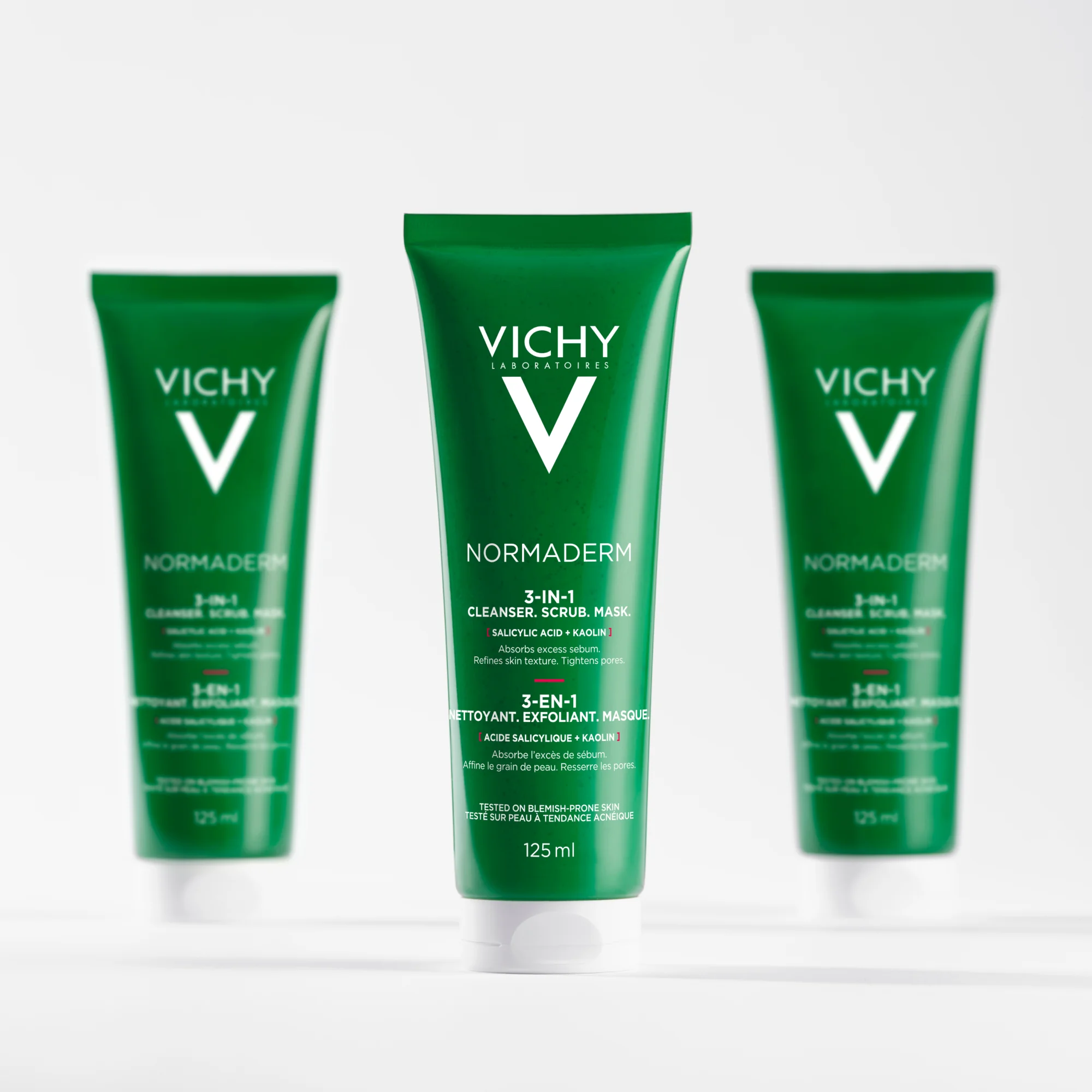 Vichy Normaderm preparat oczyszczający 3w1, 125 ml