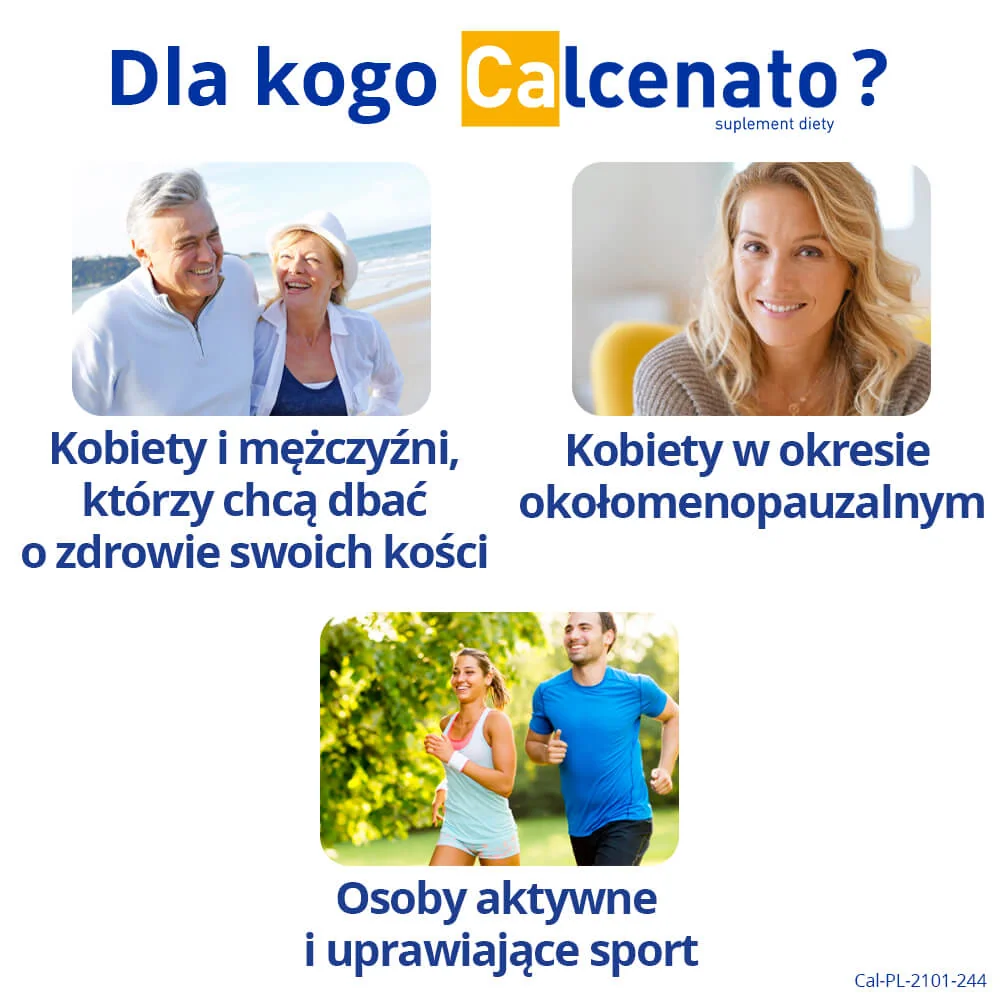Calcenato suplement diety wapń, wit. D, magnez, cynk