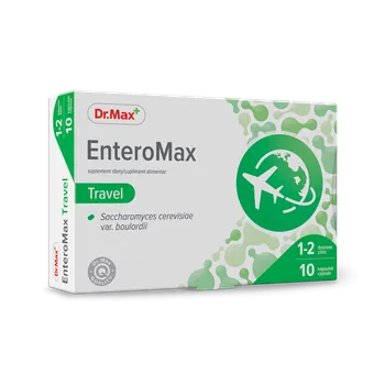 Enteromax Travel Dr.Max, suplement diety, 10 kapsułek 