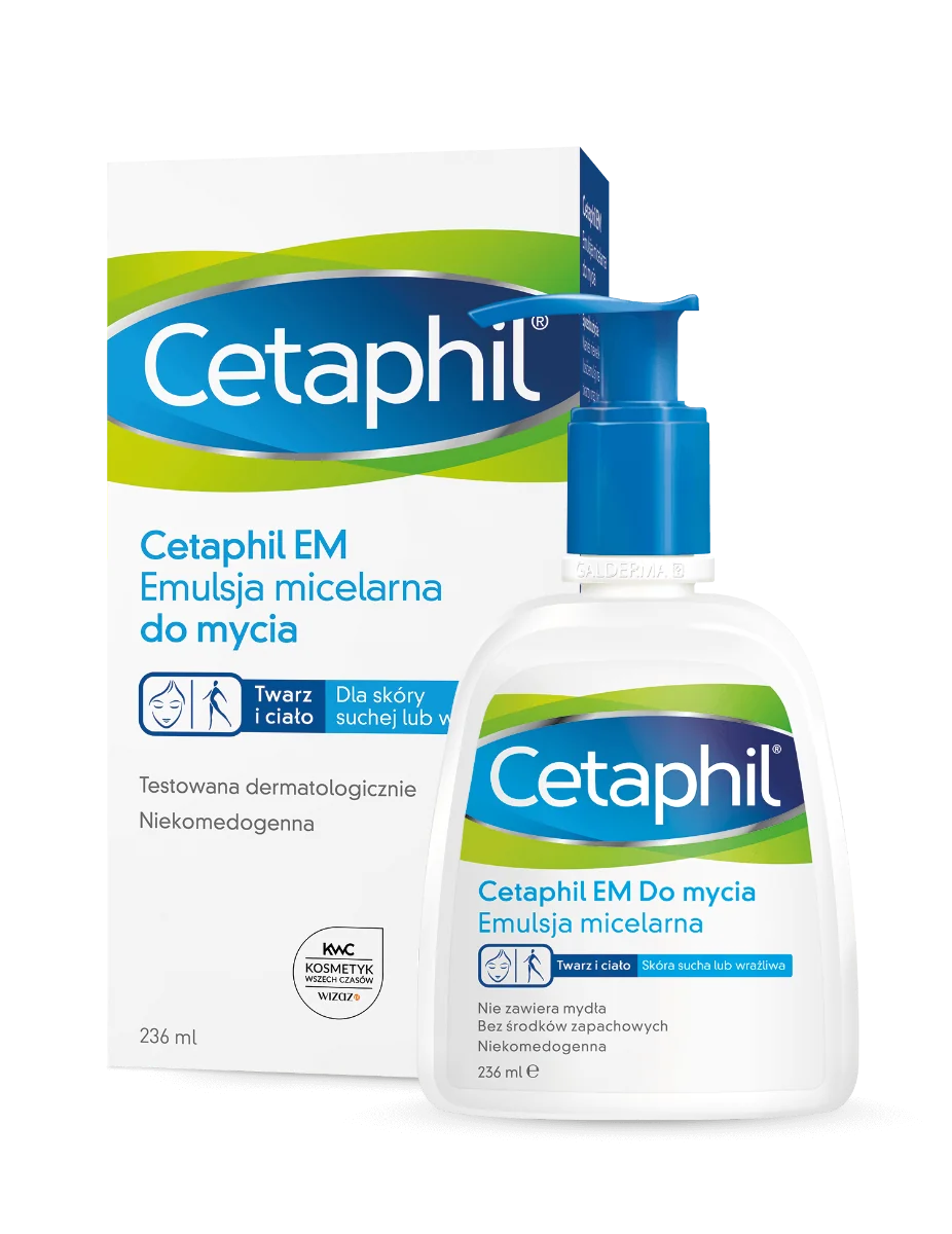 Cetaphil EM, emulsja micelarna do mycia twarzy, 236 ml
