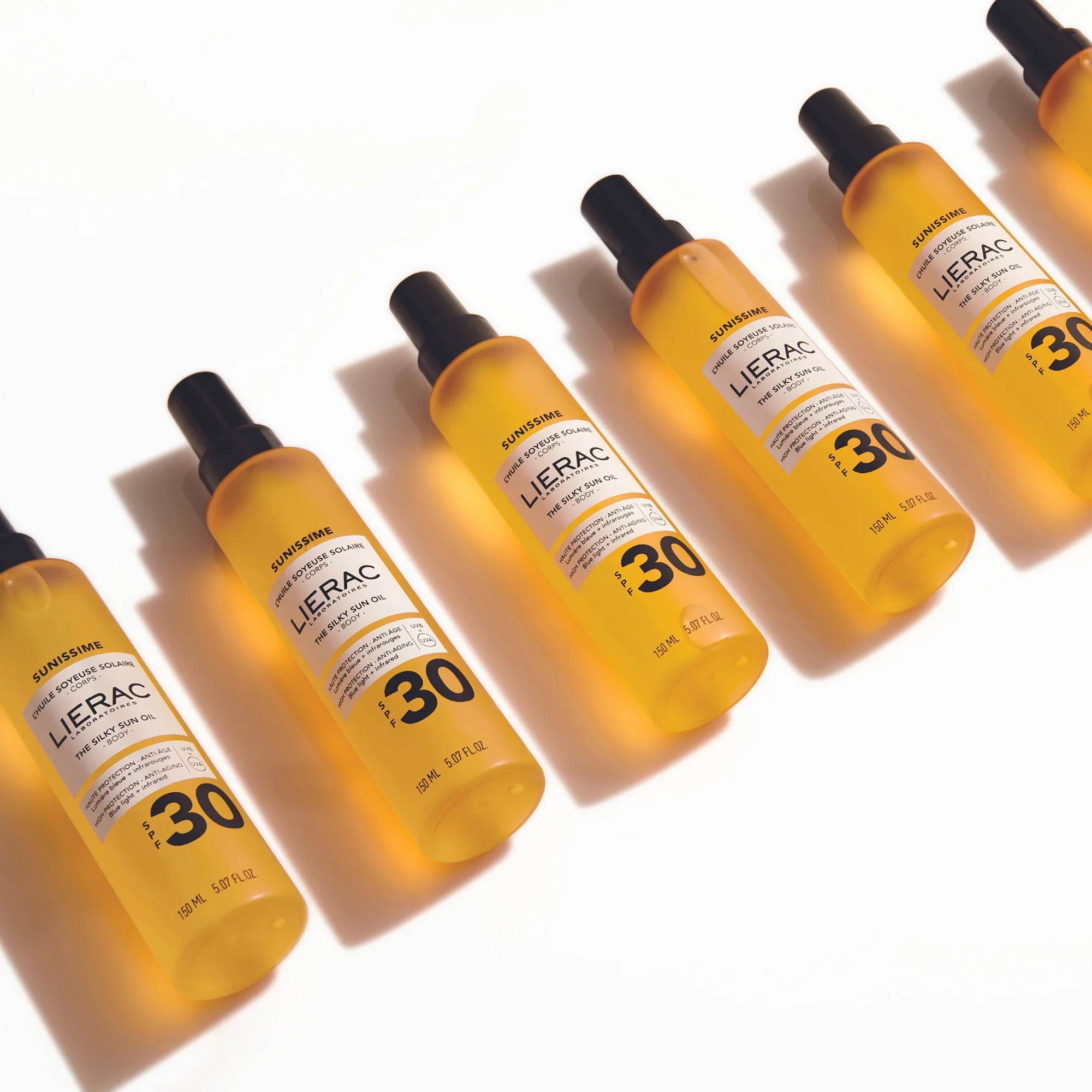 Lierac Sunissime jedwabisty olejek ochronny do ciała SPF30, 150 ml