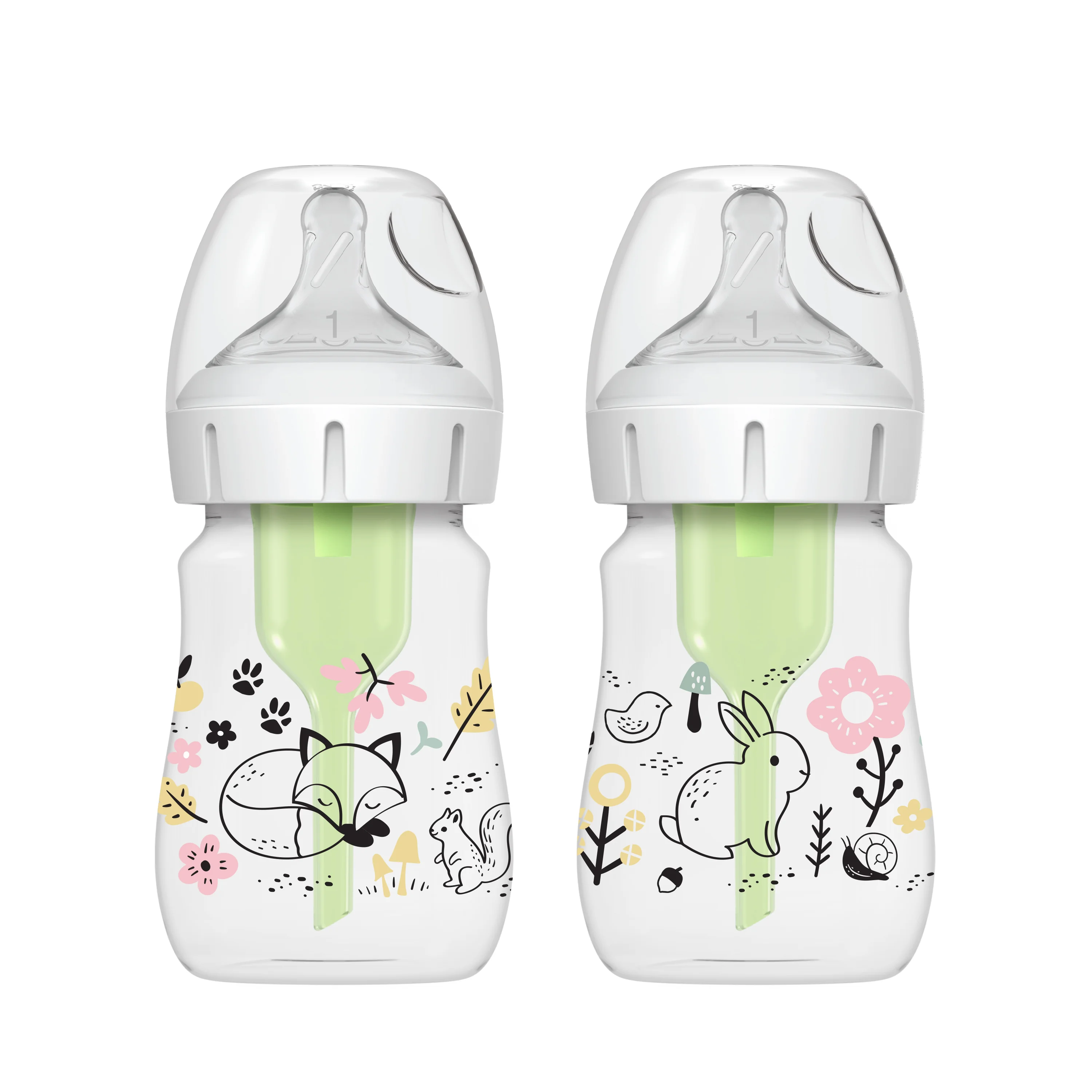 Dr Brown's Butelka Szeroka Szyjka 150 ml Options+ las, 2 sztuki