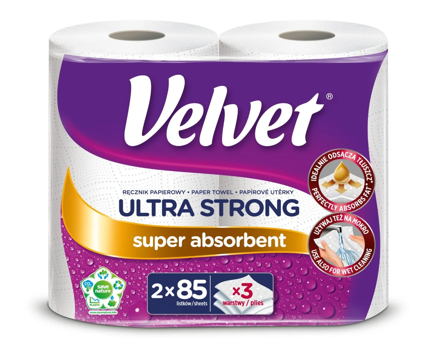 Velvet Ultra Strong ręcznik papierowy, 2 szt.