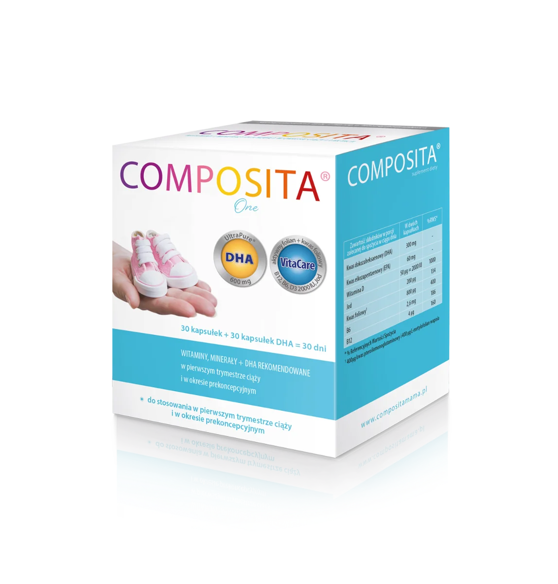 Composita One 30 kapsułek + 30 kapsułek DHA