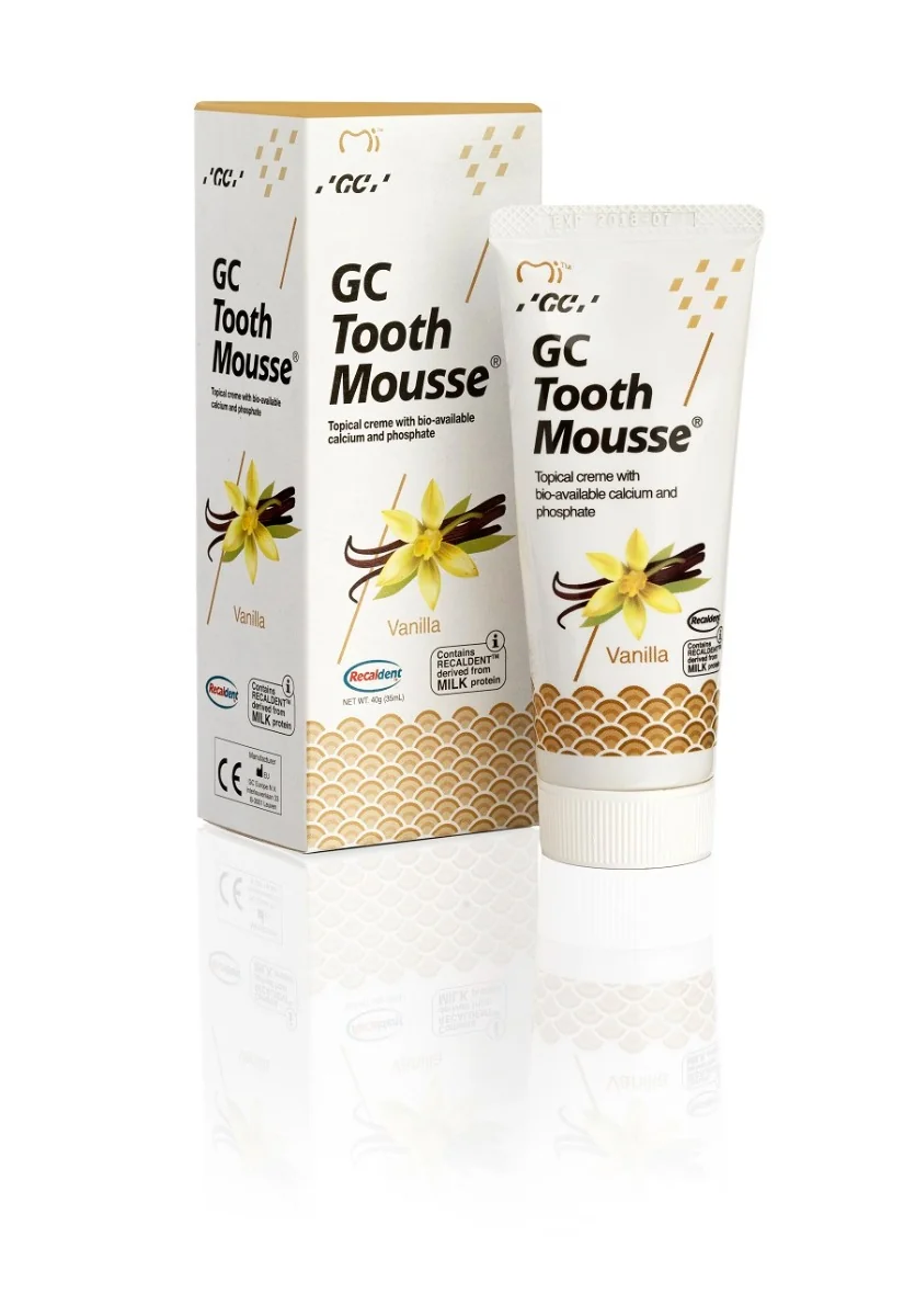 GC Tooth Mousse Pasta bez fluoru Wanilia, 35ml
