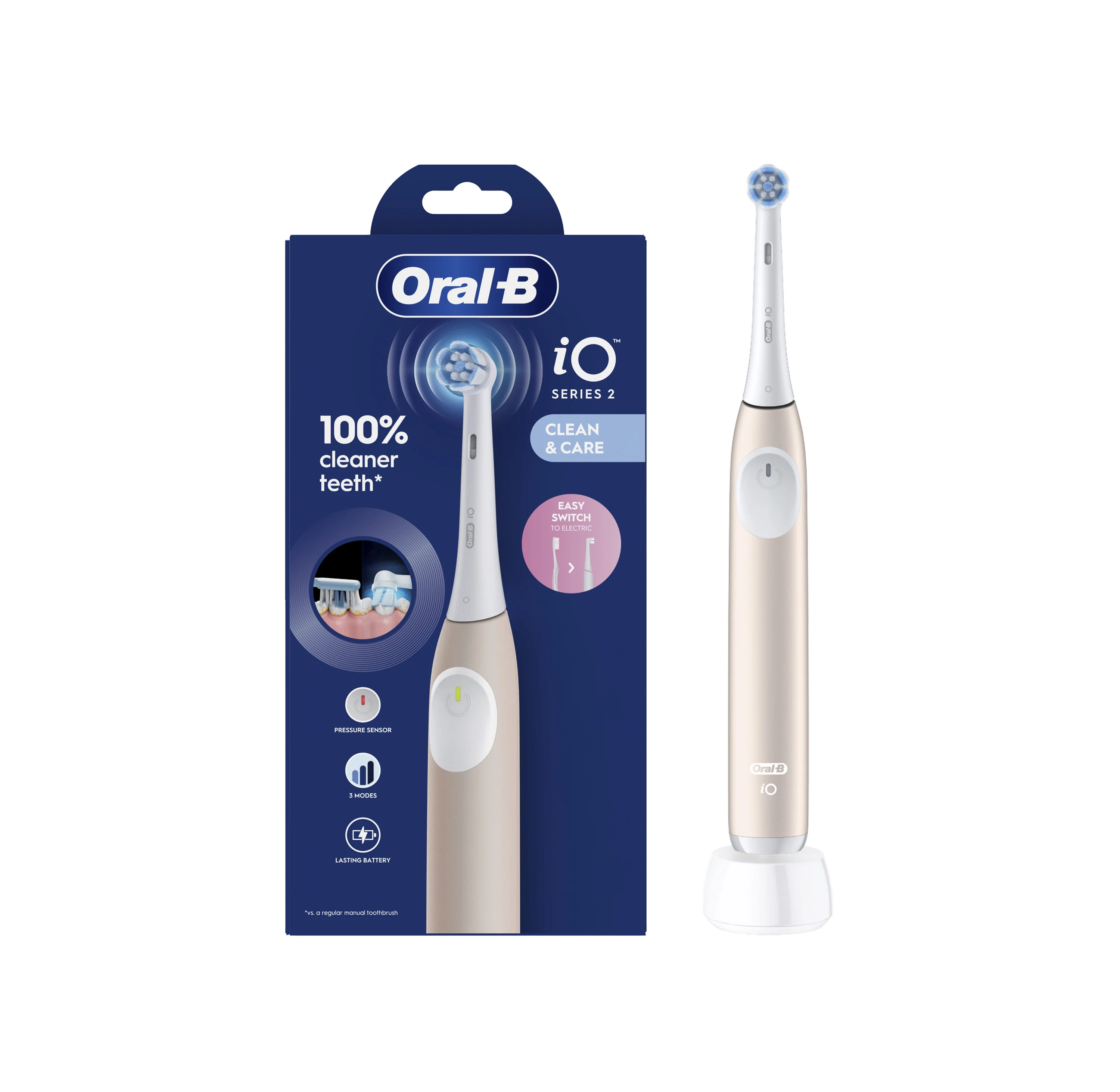 Oral-B iO 2 Calm Pink szczoteczka elektryczna, 1 sztuka