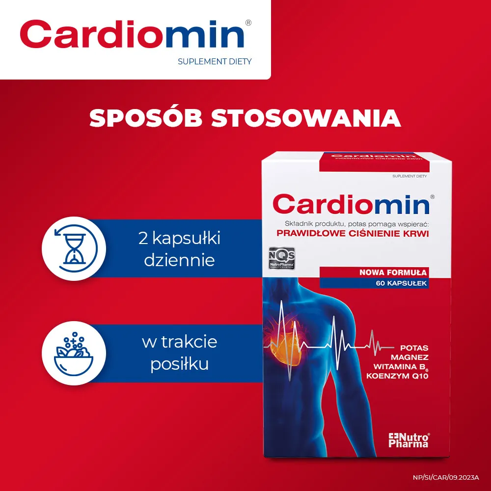 Cardiomin, suplement diety, 60 kapsułek 