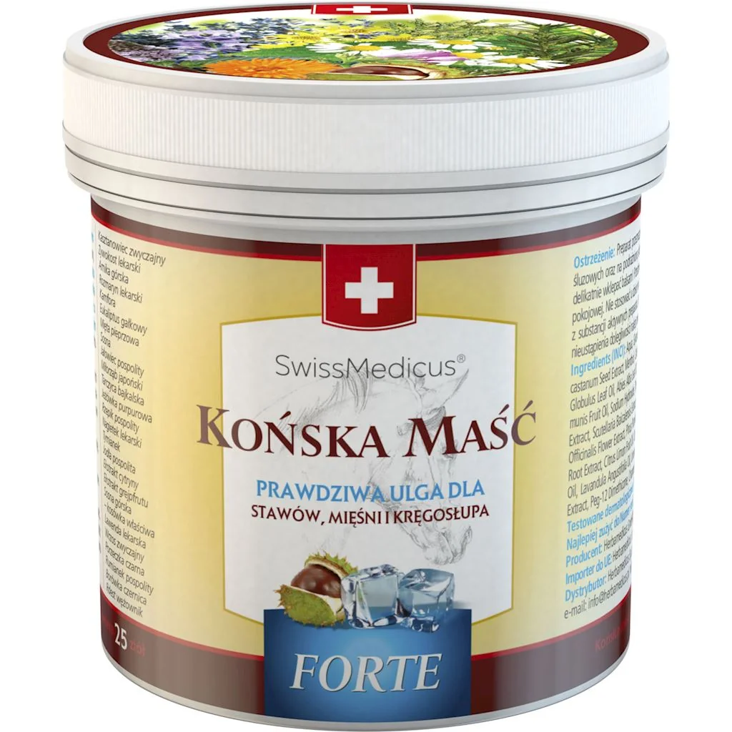 Herbamedicus szwajcarska maść końska chłodząca, 250 ml