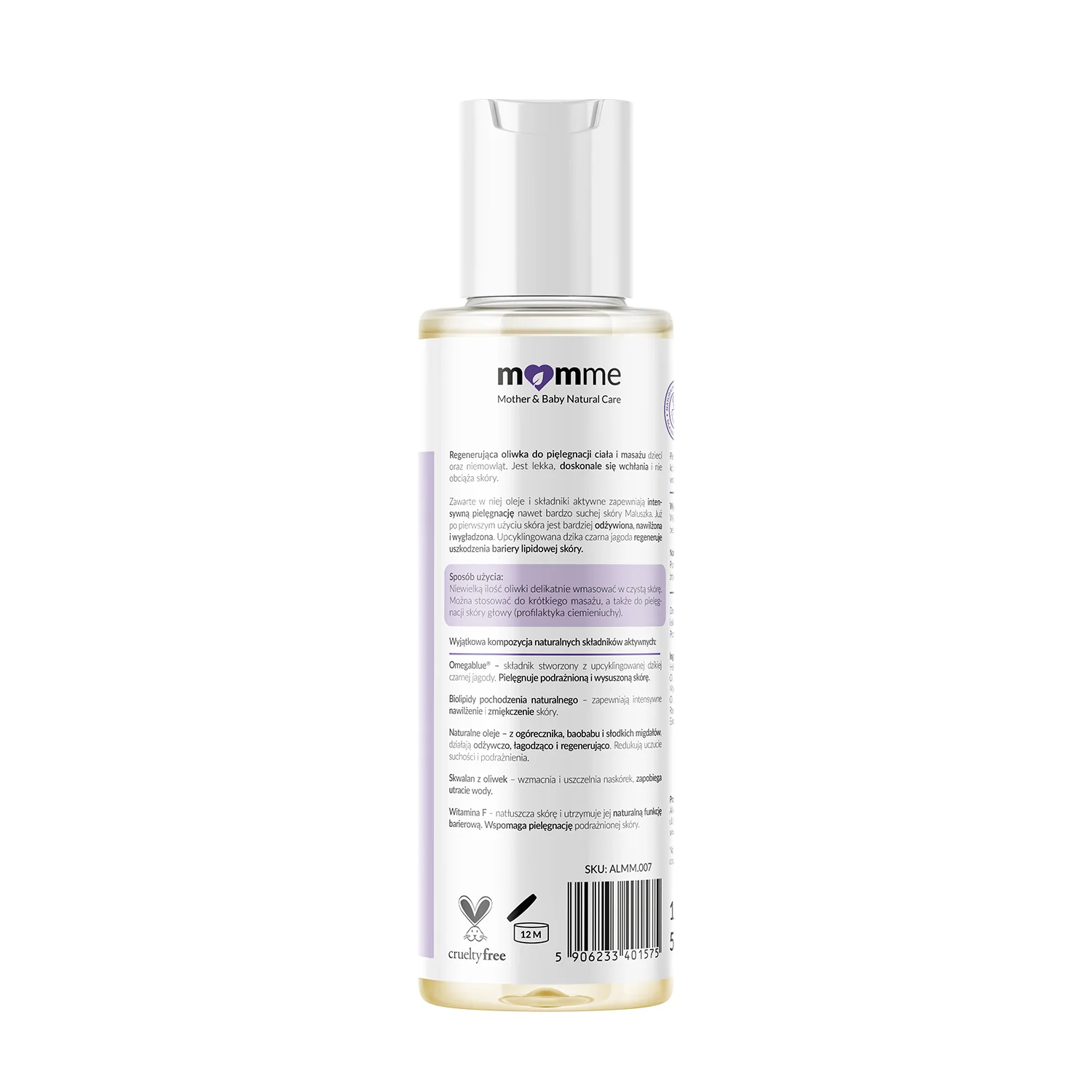 Momme Regenerująca oliwka do ciała 150 ml