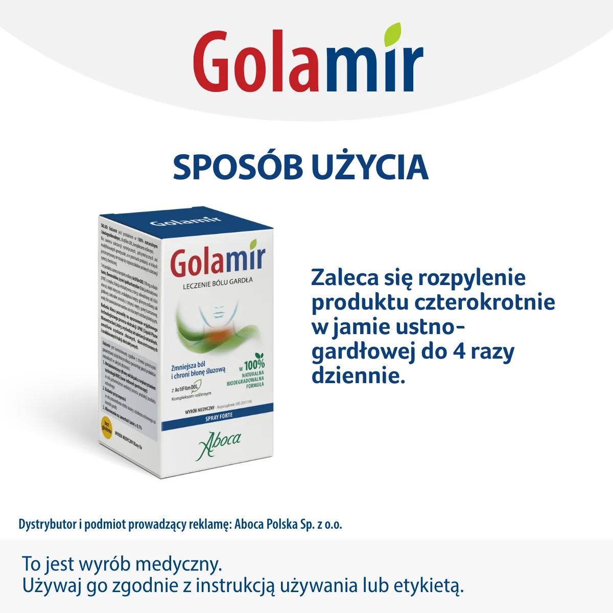 Golamir Forte spray, 30 ml
