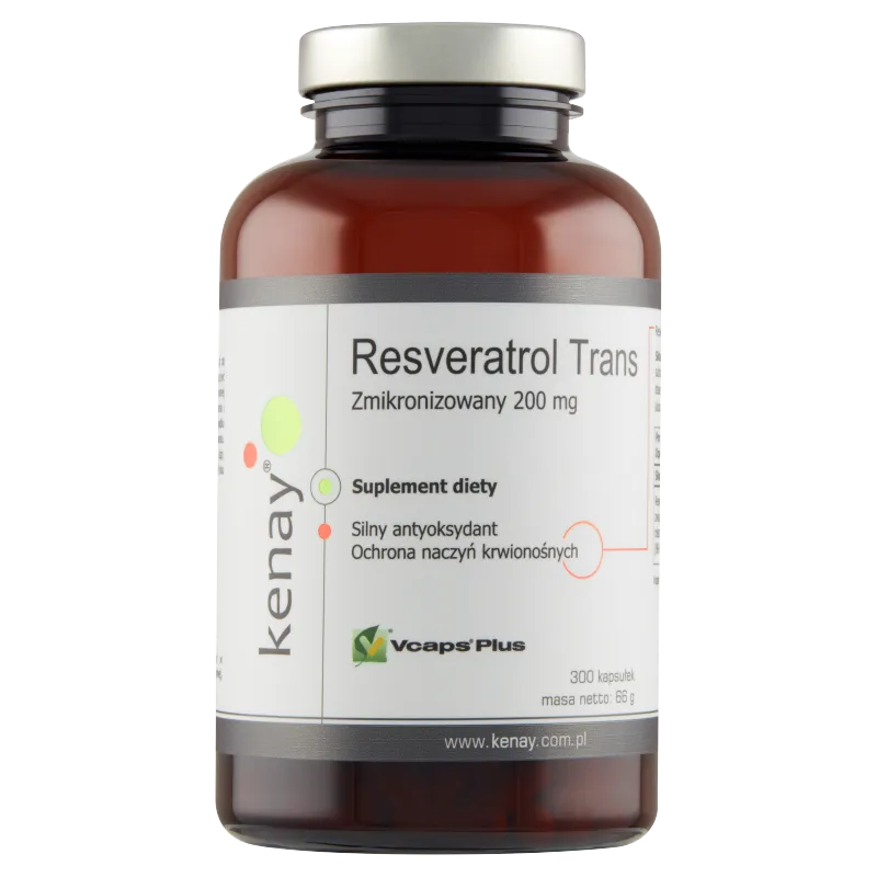 KenayAG, Resveratrol Trans 200mg, suplement diety, 300 kapsułek