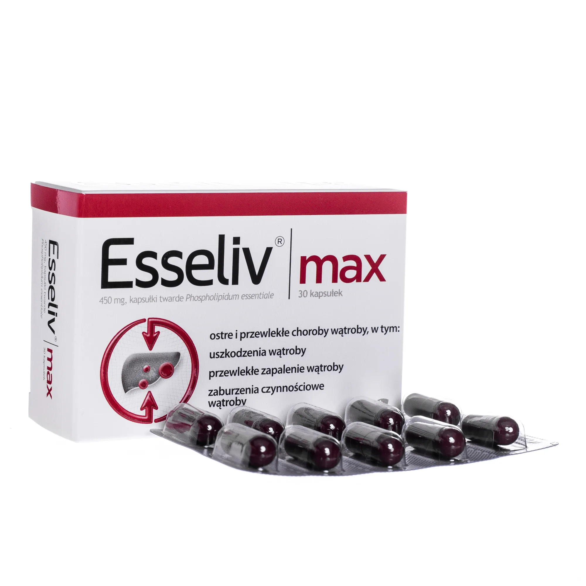 Esseliv max, 450 mg, 30 kapsułek 