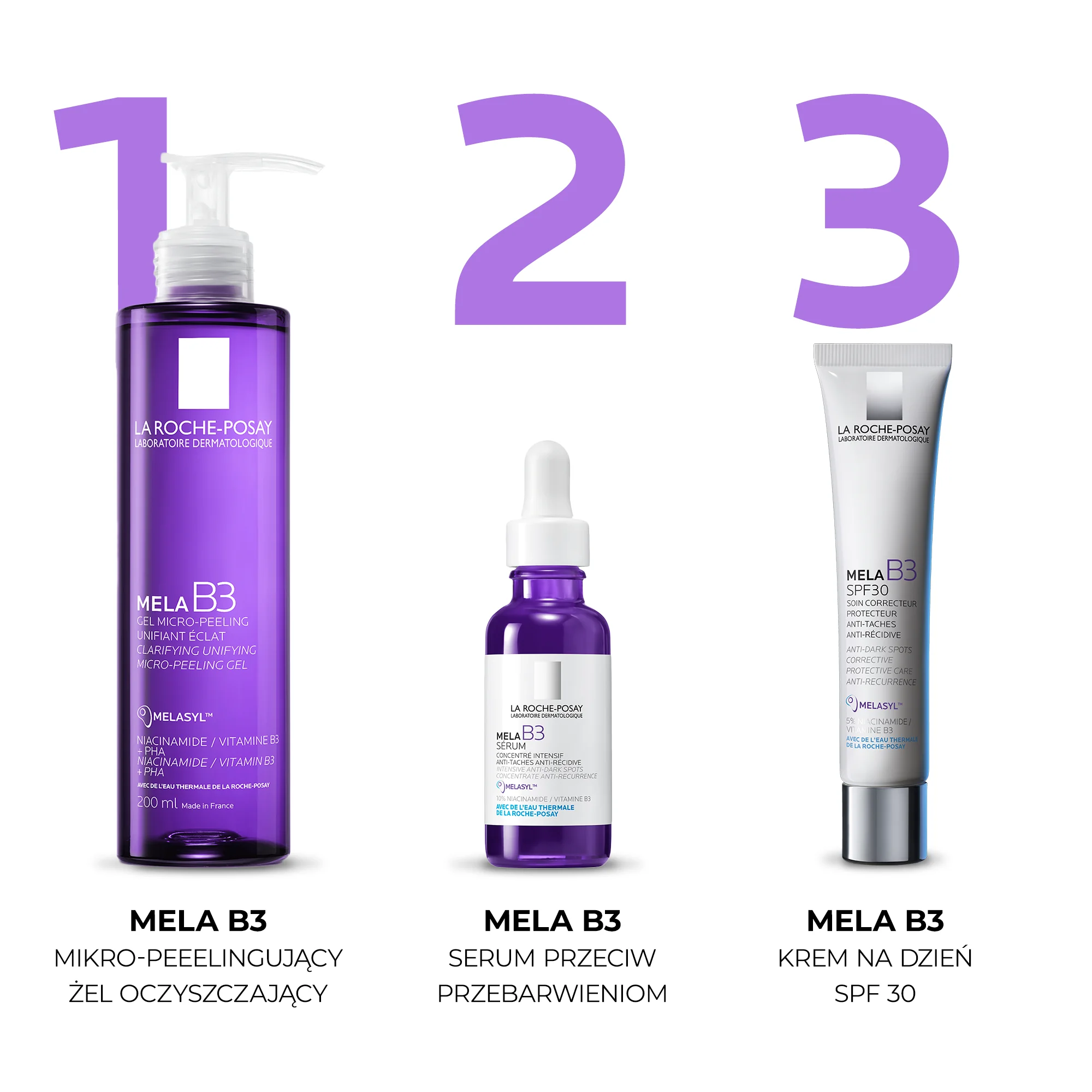 LA ROCHE-POSAY MELA B3 krem nawilżający SPF30, 40 ml