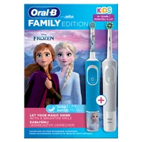 Oral-B Family Edition D103 zestaw szczoteczek akumulatorowych dla dzieci i dorosłych Frozen, 2 szt.