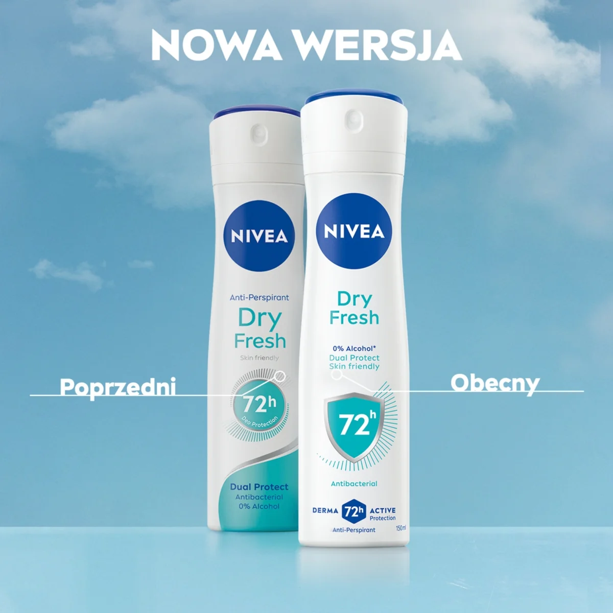 Nivea Dry Fresh antyperspirant w sprayu, 150 ml