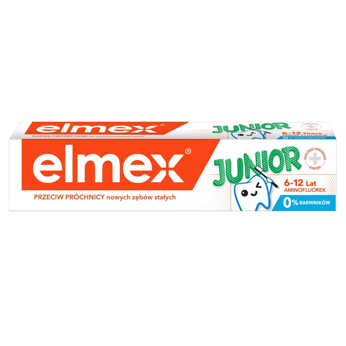 Elmex Junior, pasta dla dzieci 6-12 lat, 75 ml