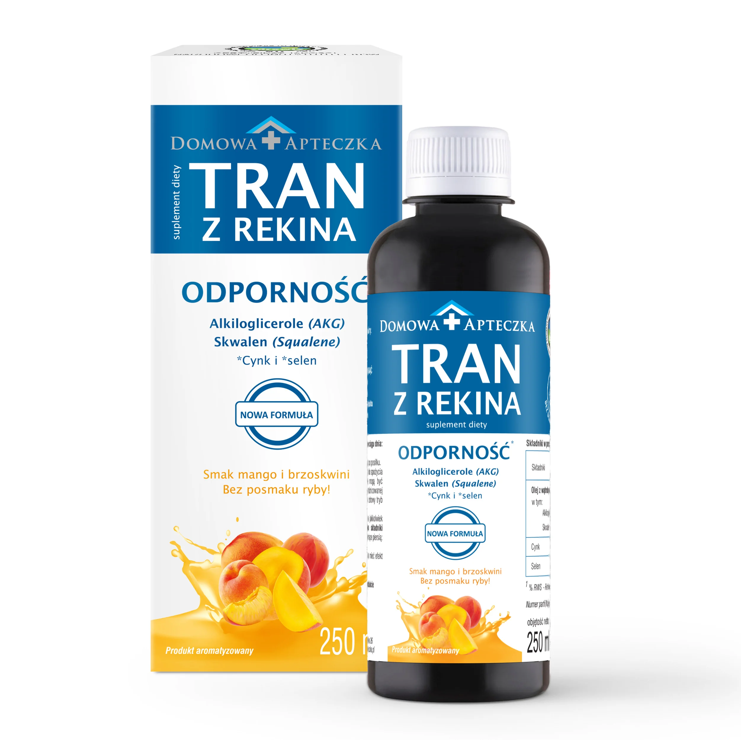 Domowa Apteczka Tran z rekina płyn, 250 ml