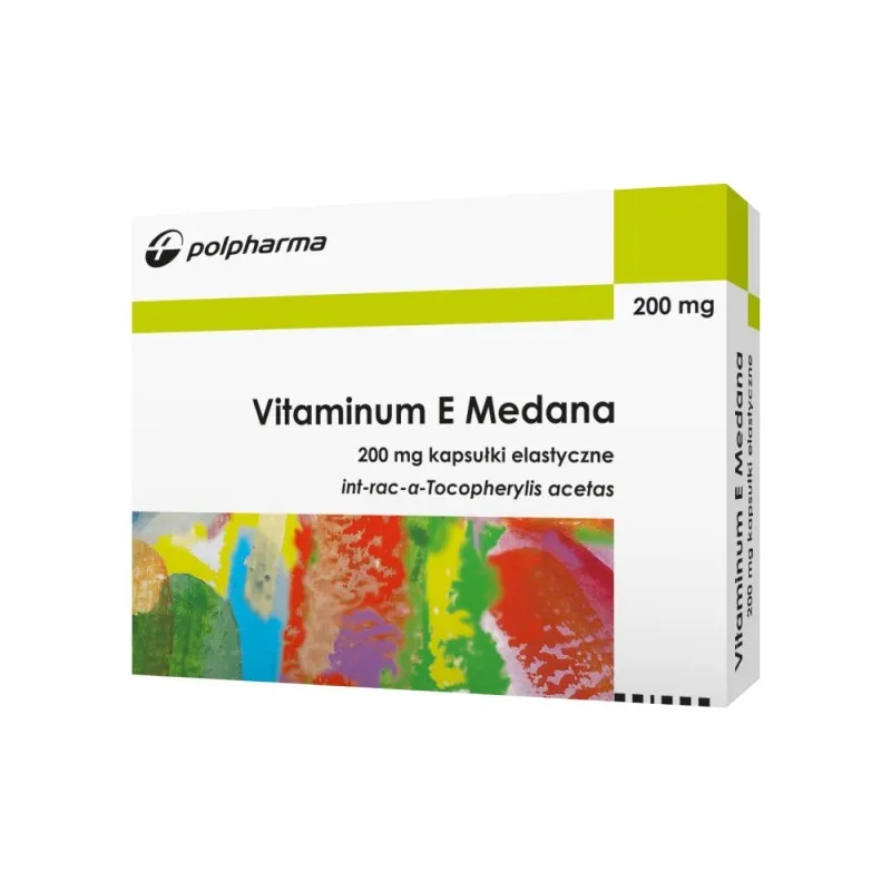 Vitaminum E Medana, 200 mg, 20 kapsułek