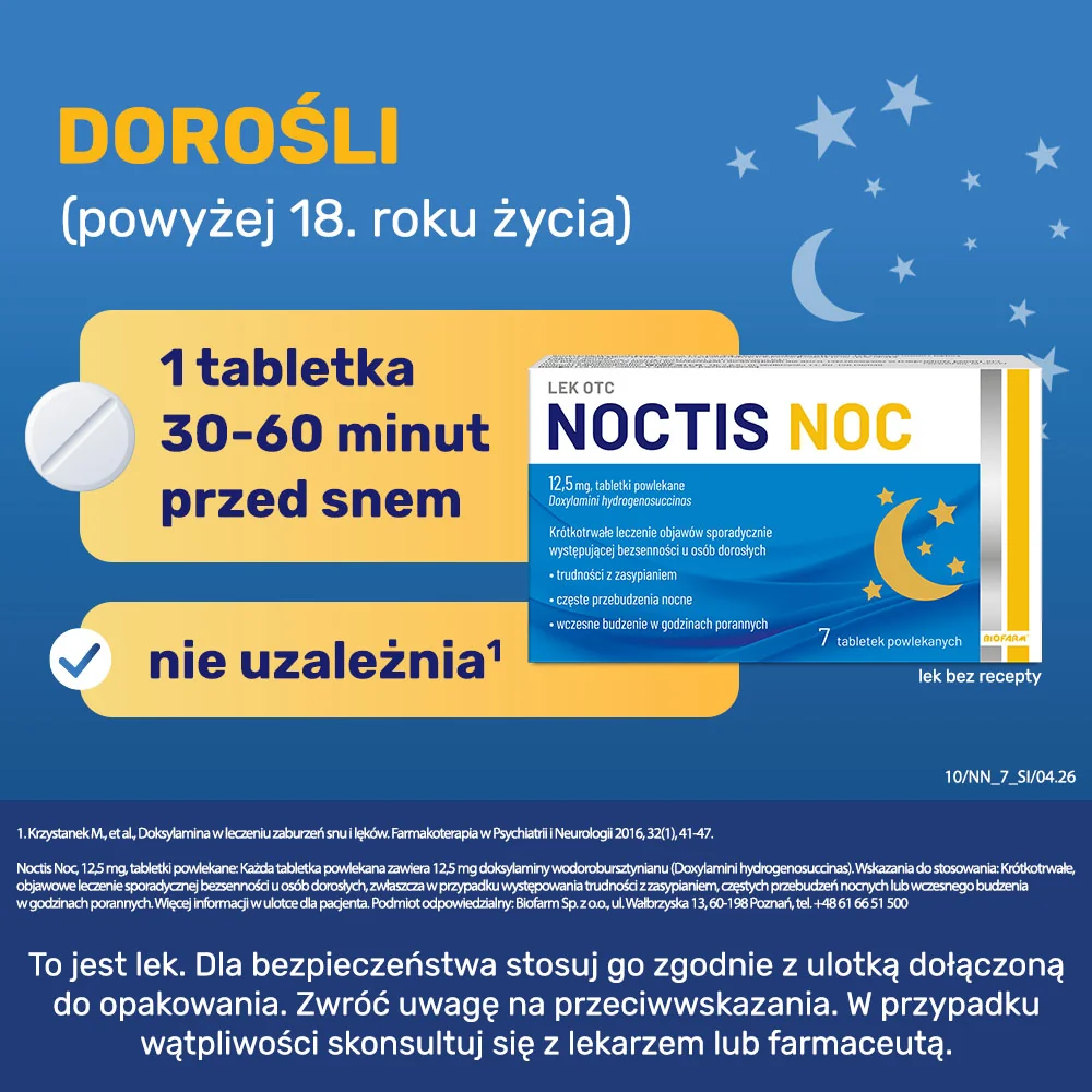 Noctis Noc 12,5 mg 7 tabletek