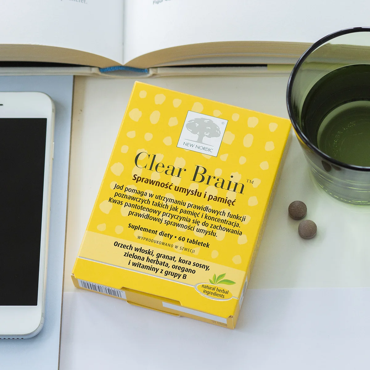 Clear Brain, suplement diety, 60 tabletek 60 tabletek