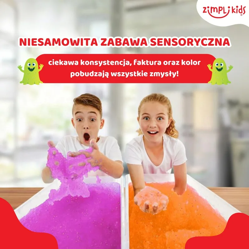 Zimpli Kids Gelli Worlds Fantasy Pack zestaw do tworzenia gelli z figurkami i tacą