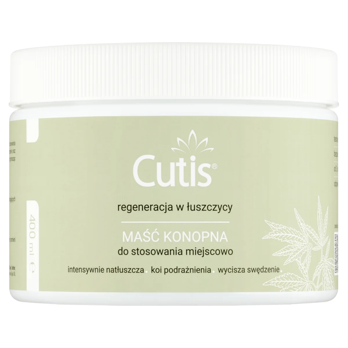 Cutis Ł-ŁUSZCZYCA maść konopna 20% + CBD, 400 ml