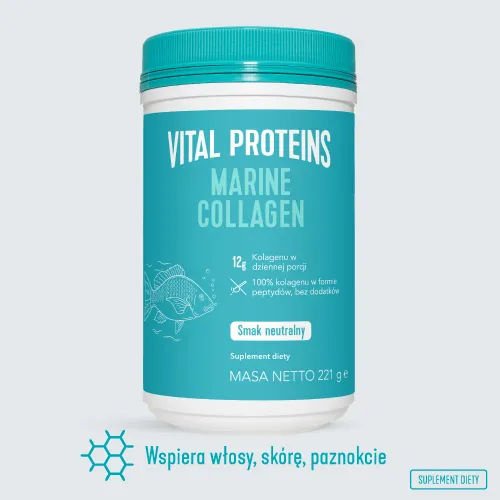 Vital Proteins Marine Collagen Kolagen rybi, smak neutralny, 221 g 