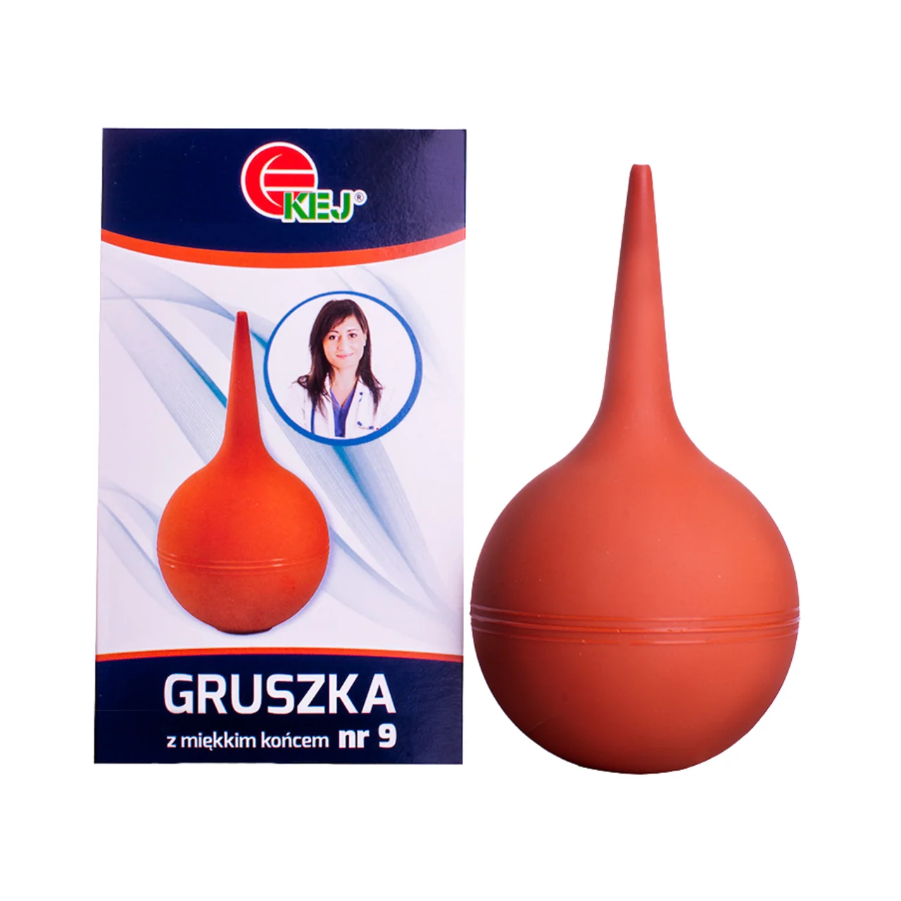 Kej gruszka z miękkim końcem nr 9, 1 sztuka