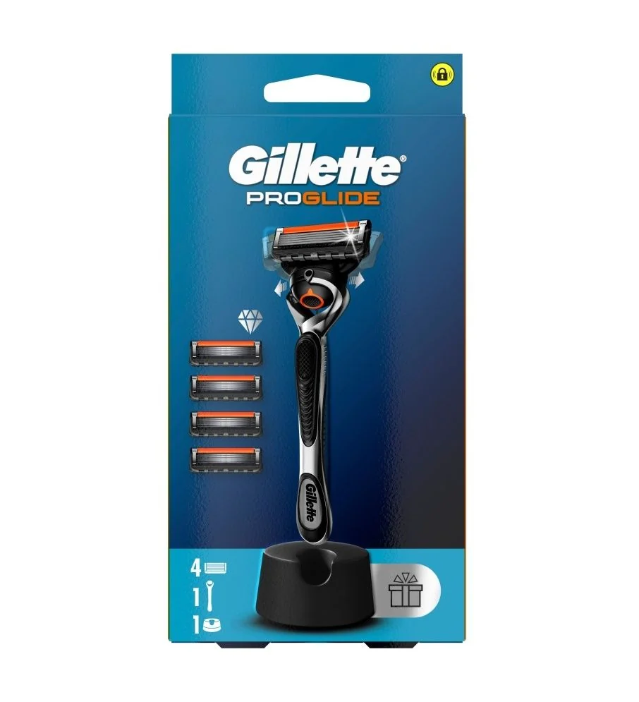 Gillette ProGlide maszynka do golenia dla mężczyzn + 4 ostrza wymienne