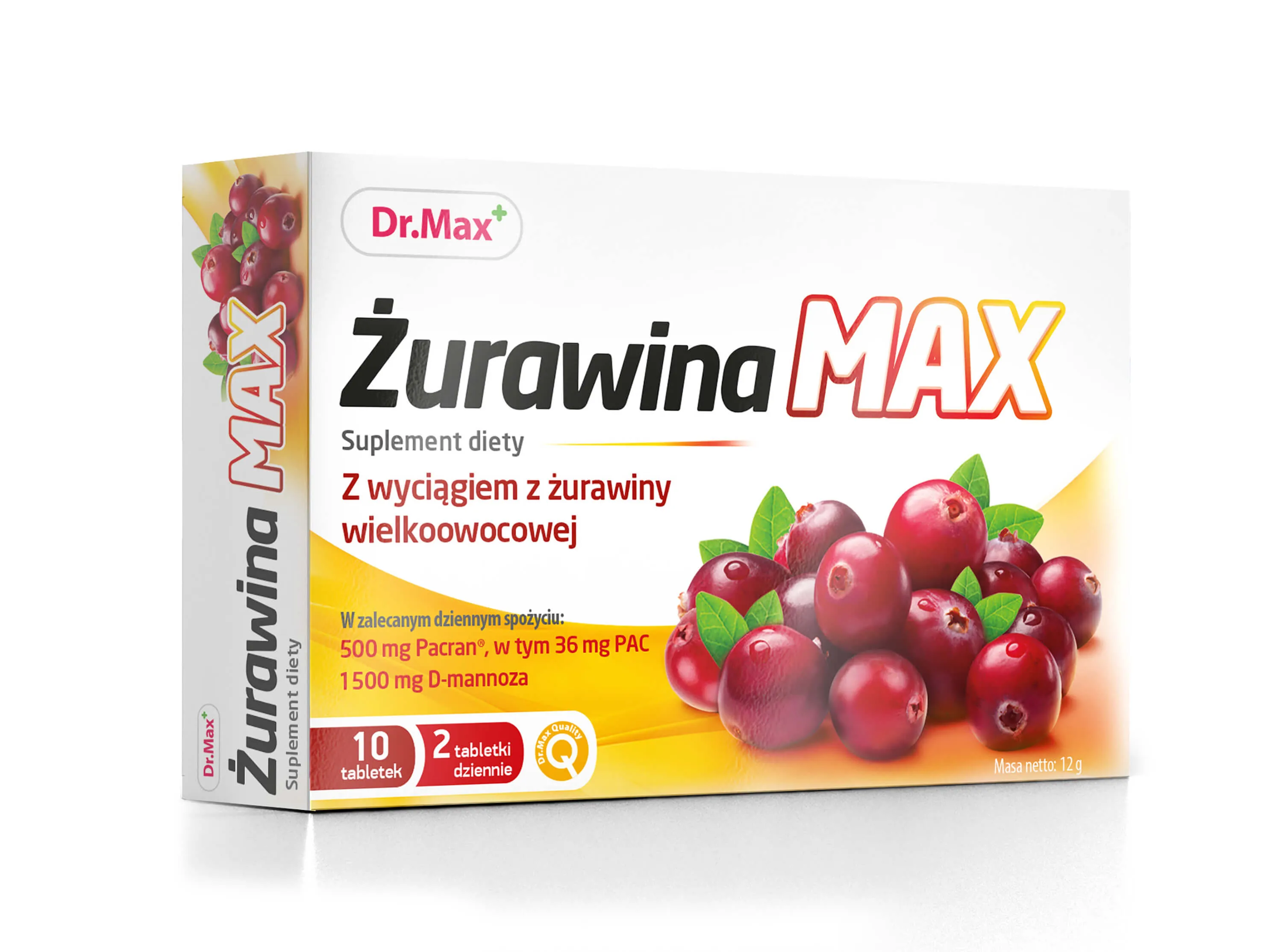 Żurawina Max Dr.Max, suplement diety, 10 tabletek