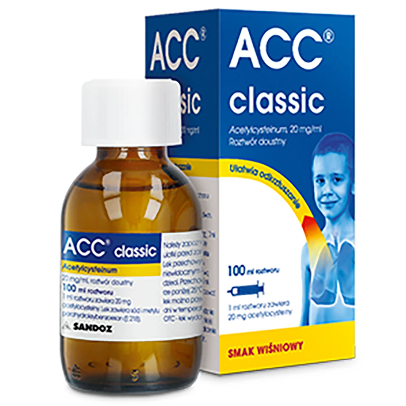 ACC classic 20 mg/ml, roztwór doustny, 100 ml